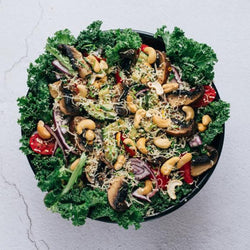 Garlicky Mushroom Bowl